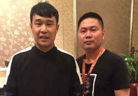 广州星欧娱乐与明星合影